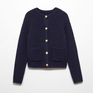 Button knit cardigan