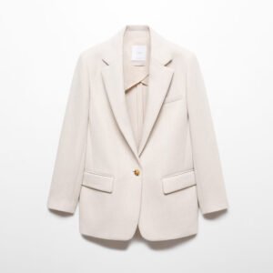 Structured wool blazer